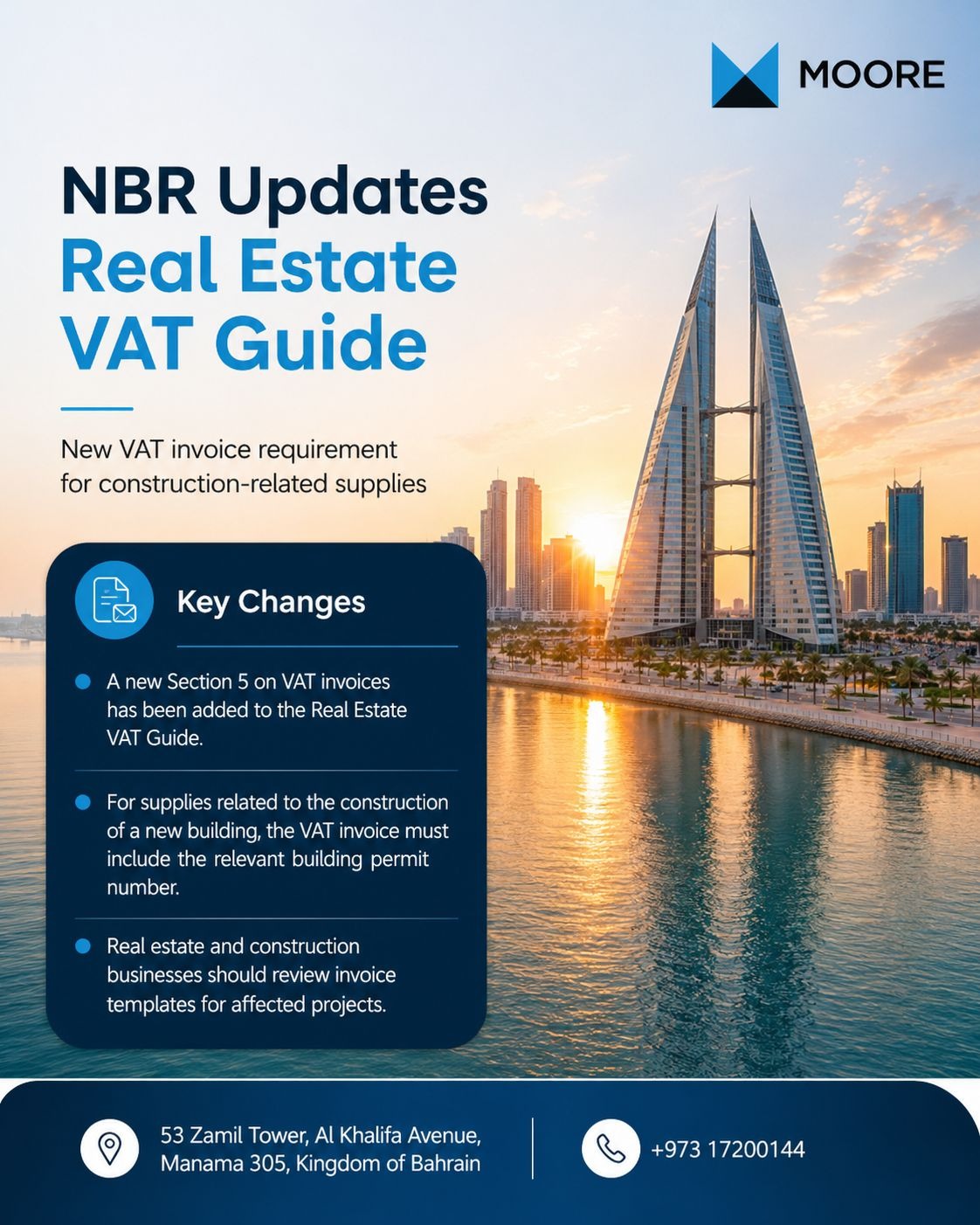 🔔 Bahrain VAT Update | Real Estate Sector